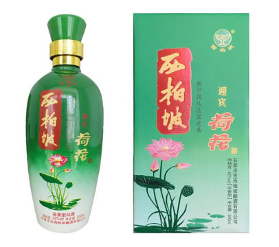 特产42度西柏坡迎宾荷花酒    2003-04-25    石家庄酒,西柏坡荷花酒